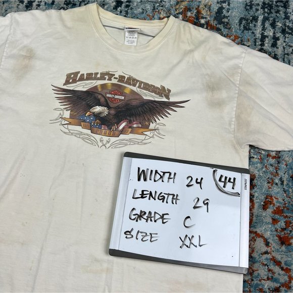 Vintage Harley Davidson Biker Graphic T shirt Size 3XL - Picture 6 of 6